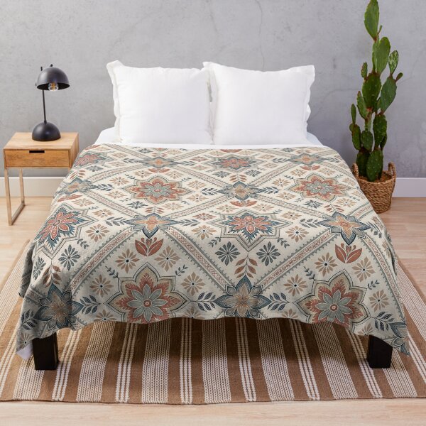Item preview, Ornate Boho Floral Tile Pattern Seamless Background. designed and sold by RGShirtWorks.