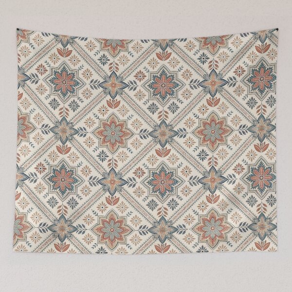 Item preview, Ornate Boho Floral Tile Pattern Seamless Background. designed and sold by RGShirtWorks.