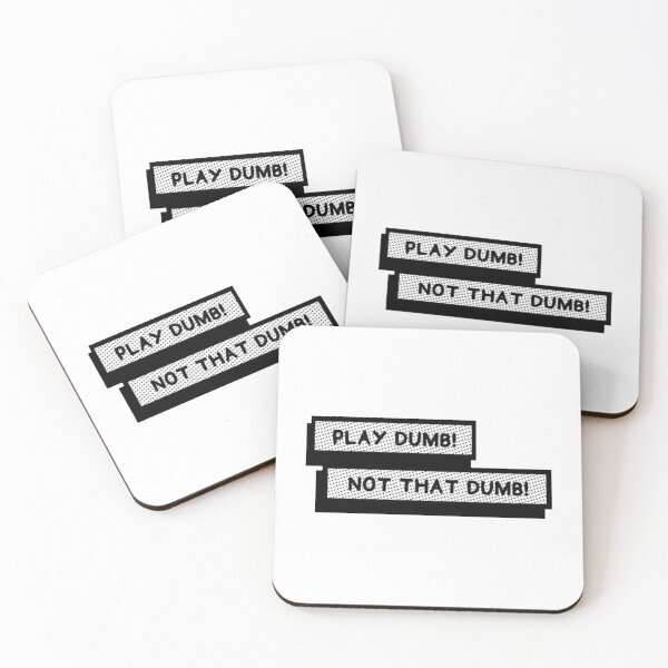Item preview, Play Dumb! Not That Dumb! Sticker designed and sold by Sincada.