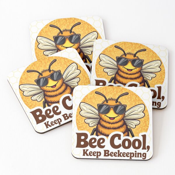 Item preview, "Cool Beekeeper Bee with Sunglasses" designed and sold by Timeless Design.