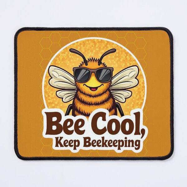 Item preview, "Cool Beekeeper Bee with Sunglasses" designed and sold by Timeless Design.