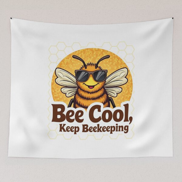 Item preview, "Cool Beekeeper Bee with Sunglasses" designed and sold by Timeless Design.