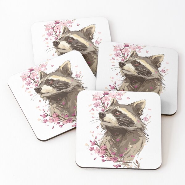 Item preview, Mystical Japanese Tanuki Raccoon Yokai Art designed and sold by bapupa.