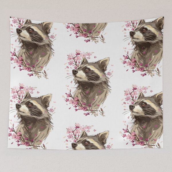Item preview, Mystical Japanese Tanuki Raccoon Yokai Art designed and sold by bapupa.
