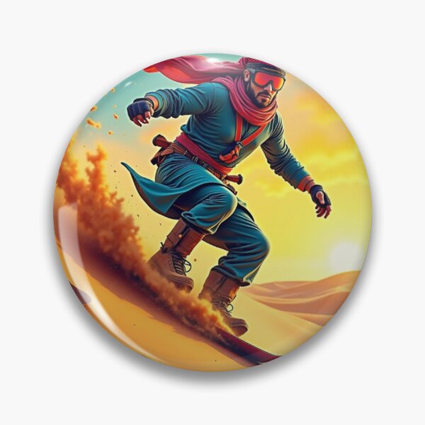 Item preview, "Desert Sandboarding Adventure with a Modern Twist" designed and sold by Timeless Design.