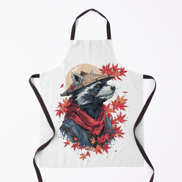 Item preview, Mythical Japanese Tanuki Raccoon Yokai Art designed and sold by bapupa.