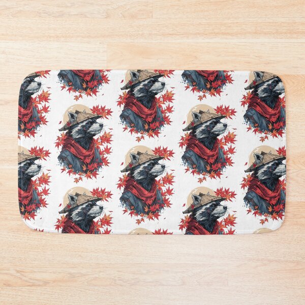 Item preview, Mythical Japanese Tanuki Raccoon Yokai Art designed and sold by bapupa.