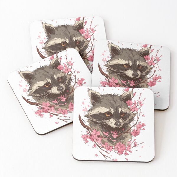 Item preview, Charming Japanese Tanuki Raccoon Yokai Art designed and sold by bapupa.