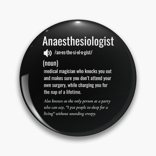 Item preview, Anaesthesiologist definition  designed and sold by sydney-syder.