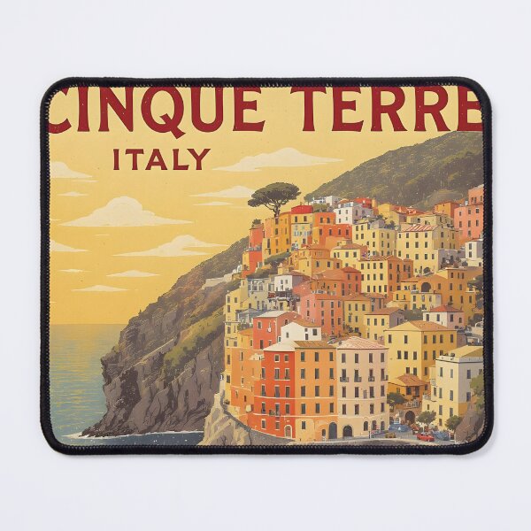 Item preview, Cinque Terre Nostalgia, Sunlit Riviera Travel designed and sold by kacperartdesign.