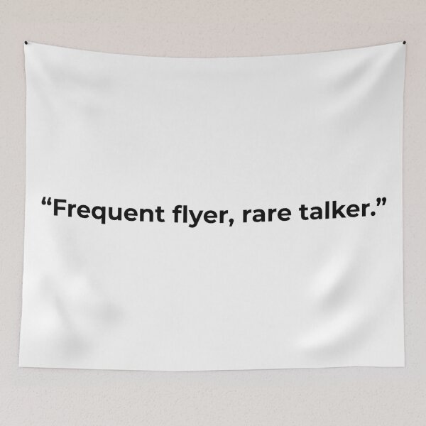 Item preview, Frequent Flyer Rare Talker – Silent Pilot Vibes designed and sold by AirmanTalha.