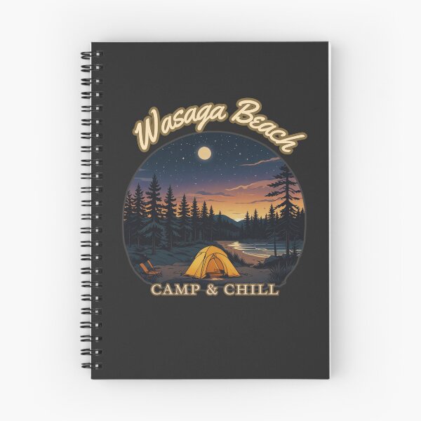 Item preview,  Wasaga Beach Camp & Chill – Nostalgic Camping Under the Moonlight  designed and sold by Timeless Design.