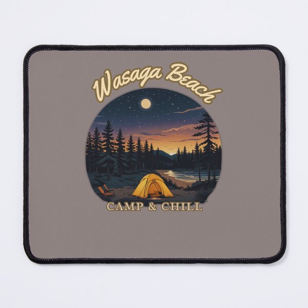 Item preview,  Wasaga Beach Camp & Chill – Nostalgic Camping Under the Moonlight  designed and sold by Timeless Design.