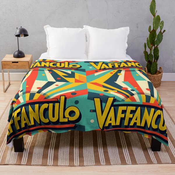 Item preview, Vaffanculo – Retro Abstract Swear Word Art designed and sold by EmeraldeaArt.