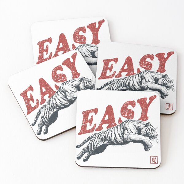 Item preview, Funny Quote Easy Tiger Retro Wild Animal designed and sold by Jcat7.