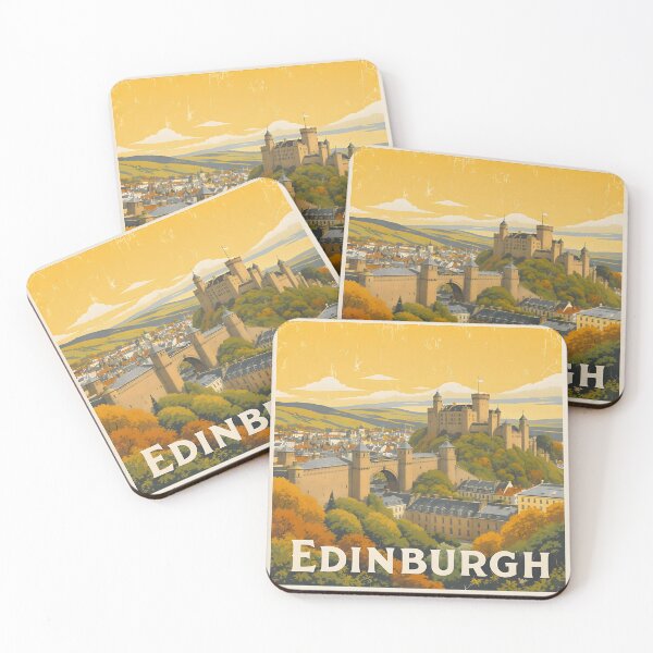 Item preview, Edinburgh Retro Majesty, Classic Castle City  designed and sold by kacperartdesign.