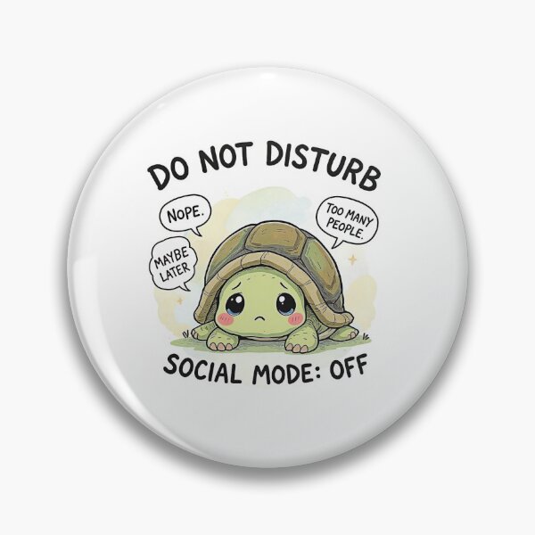 Item preview, Do Not Disturb – Socially Anxious Turtle Funny Introvert T-Shirt designed and sold by adolfobusmente.