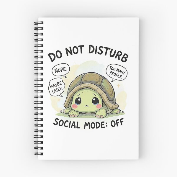 Item preview, Do Not Disturb – Socially Anxious Turtle Funny Introvert T-Shirt designed and sold by adolfobusmente.
