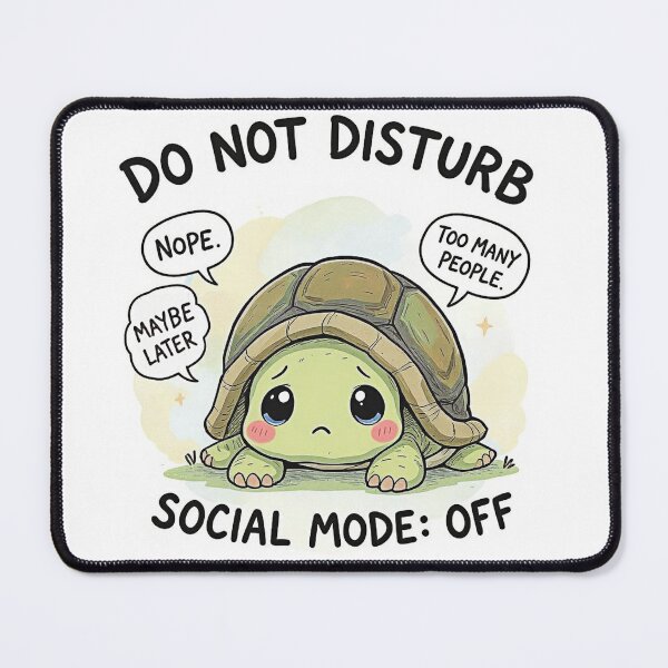 Item preview, Do Not Disturb – Socially Anxious Turtle Funny Introvert T-Shirt designed and sold by adolfobusmente.