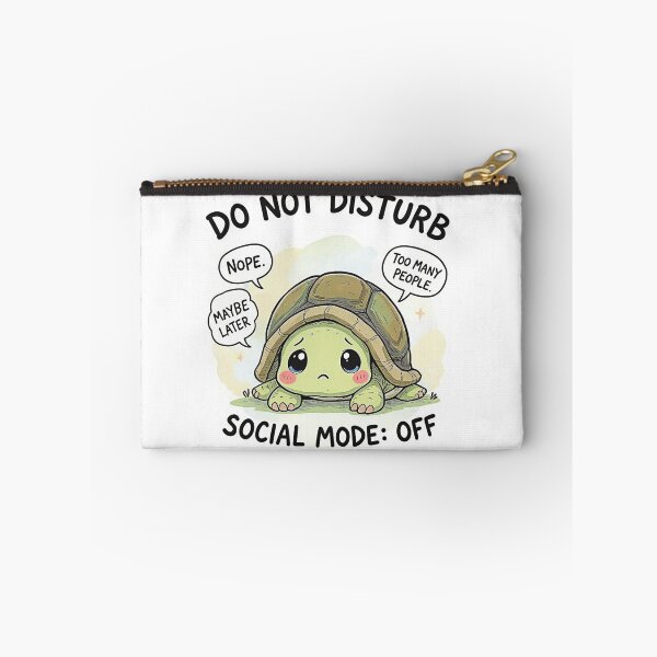 Item preview, Do Not Disturb – Socially Anxious Turtle Funny Introvert T-Shirt designed and sold by adolfobusmente.
