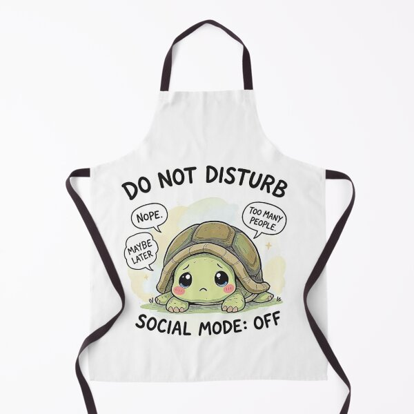 Item preview, Do Not Disturb – Socially Anxious Turtle Funny Introvert T-Shirt designed and sold by adolfobusmente.
