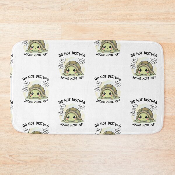 Item preview, Do Not Disturb – Socially Anxious Turtle Funny Introvert T-Shirt designed and sold by adolfobusmente.