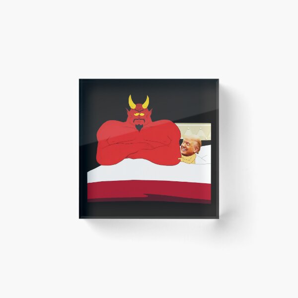 Item preview, Trump in bed with the Devil designed and sold by Twistedhaha.