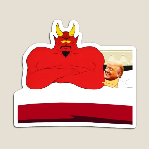 Item preview, Trump in bed with the Devil designed and sold by Twistedhaha.