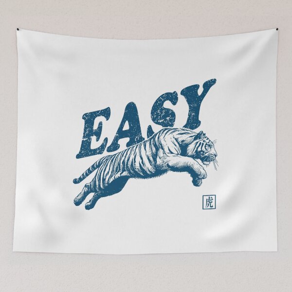 Item preview, Funny Quote Easy Tiger Retro Wild Animal designed and sold by Jcat7.