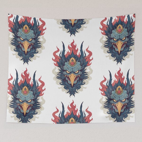 Item preview, Supernatural Tengu Demon Yokai Art designed and sold by bapupa.
