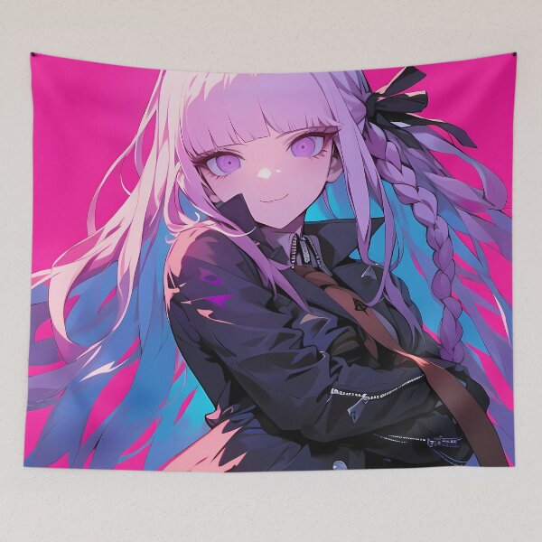 Item preview, Kyoko Kirigiri Danganronpa Anime Girl Neon Mystery designed and sold by juniorcastros.