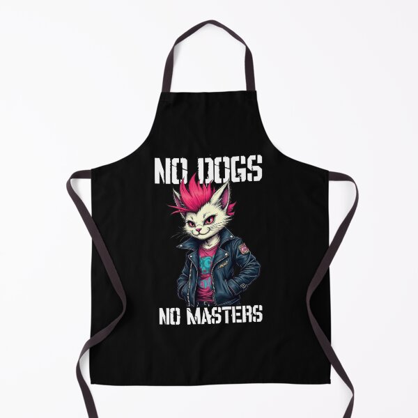 Item preview, No Gods no Masters Punk Cat Version - No Dogs Stencil designed and sold by Ikaroots.