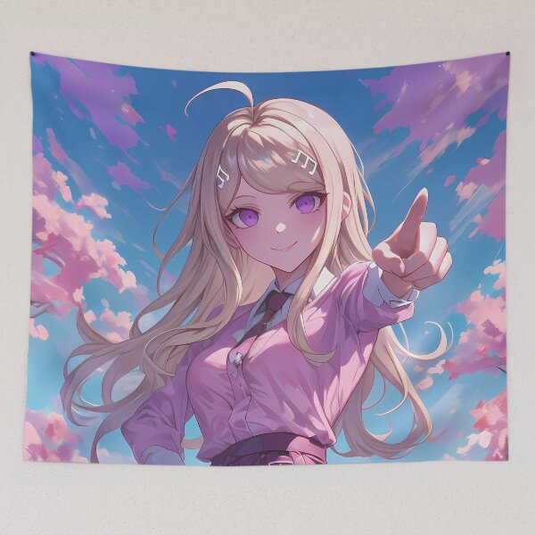 Item preview, Kaede Akamatsu Danganronpa Anime Girl Cherry Blossom designed and sold by juniorcastros.