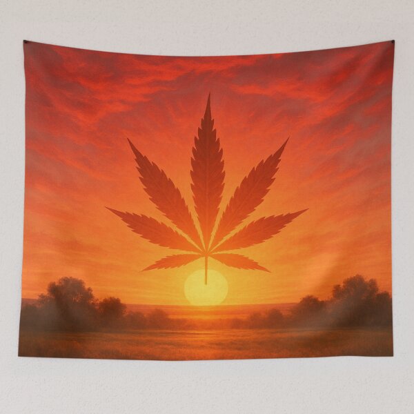 Item preview, Sacred Sunrise – Divine Cannabis in the Morning Light designed and sold by BlueB420.