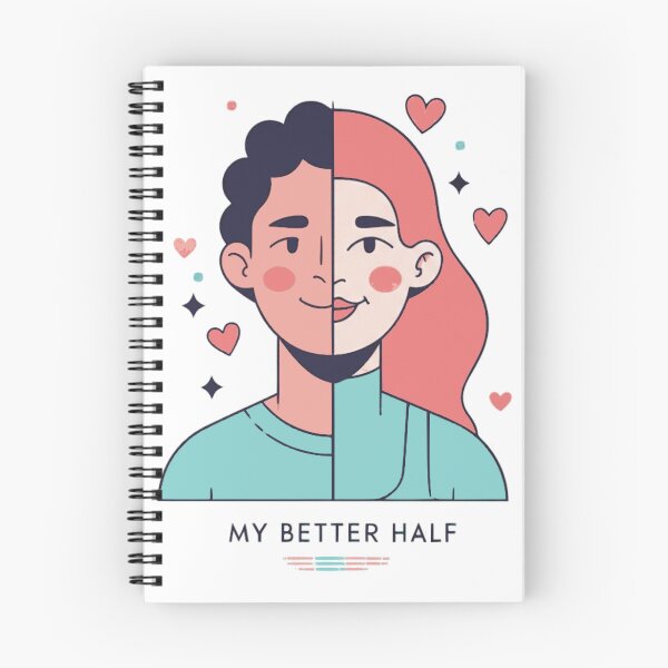 Item preview, My Better Half Husband Wife Anniversary Gift Design designed and sold by engineram.