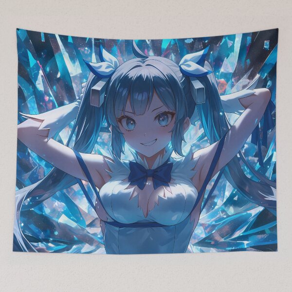 Item preview, Hestia DanMachi Anime Girl Blue Fantasy designed and sold by juniorcastros.