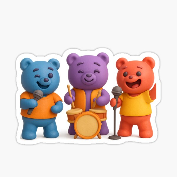 Item preview, Gummy Bears Band designed and sold by Moons Studio.