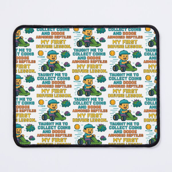 Item preview, Funny Gamer Driving Lesson T-Shirt – Dodge Reptiles & Collect Coins designed and sold by TeeTimeTreasure.