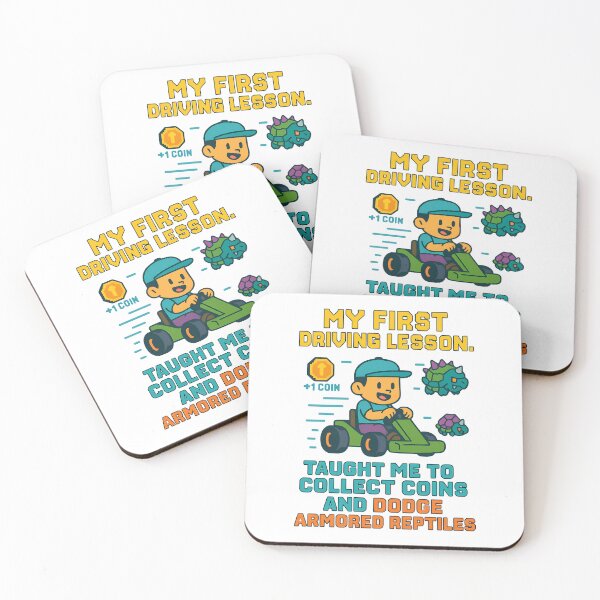 Item preview, Funny Gamer Driving Lesson T-Shirt – Dodge Reptiles & Collect Coins designed and sold by TeeTimeTreasure.