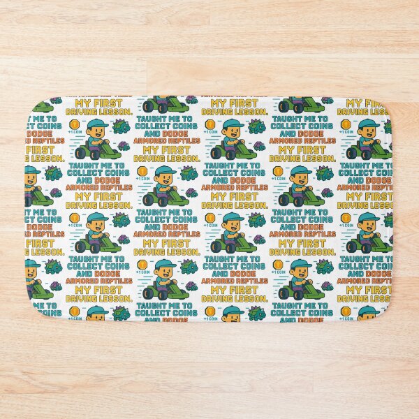 Item preview, Funny Gamer Driving Lesson T-Shirt – Dodge Reptiles & Collect Coins designed and sold by TeeTimeTreasure.
