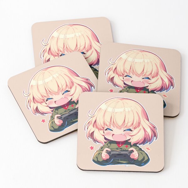 Item preview, Katyusha Girls und Panzer Anime Chibi Gamer Focused Session designed and sold by juniorcastros.