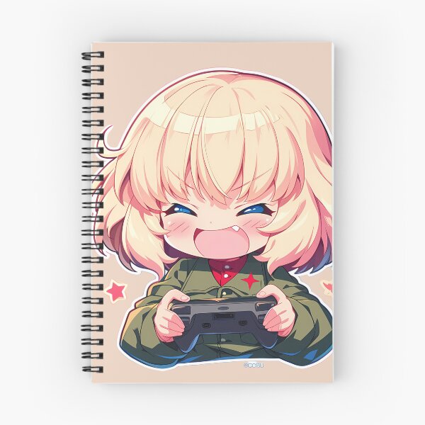 Artikelvorschau, Katyusha Girls und Panzer Anime Chibi Gamer Focused Session entworfen und verkauft von juniorcastros.