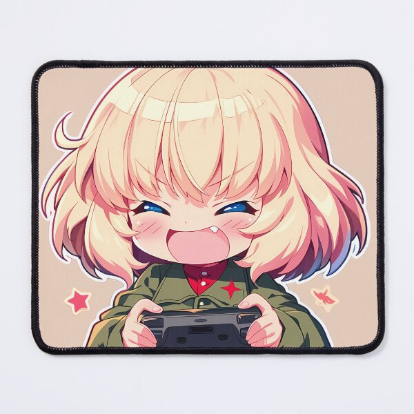 Item preview, Katyusha Girls und Panzer Anime Chibi Gamer Focused Session designed and sold by juniorcastros.