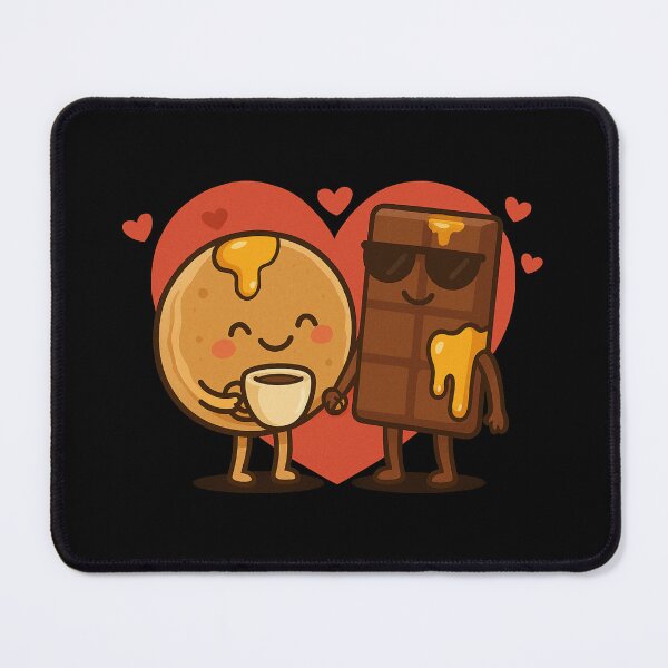 Item preview, choco pancake funny gifts for couples designed and sold by deymstyle.