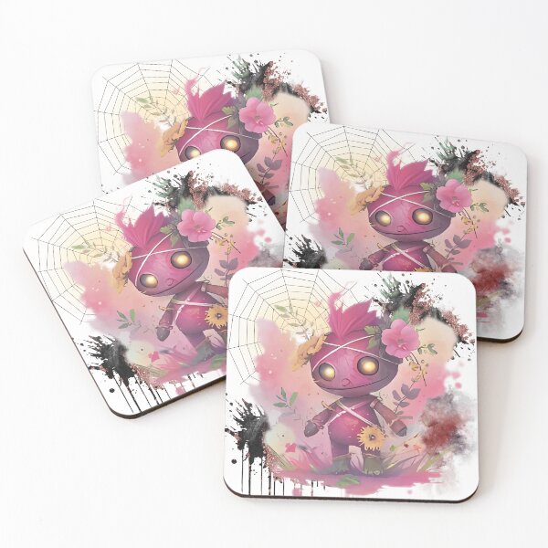 Item preview, Flower-Crowned Voodoo Doll Under the Sun – Spooky Cute Fantasy Art designed and sold by ChenEngEng.