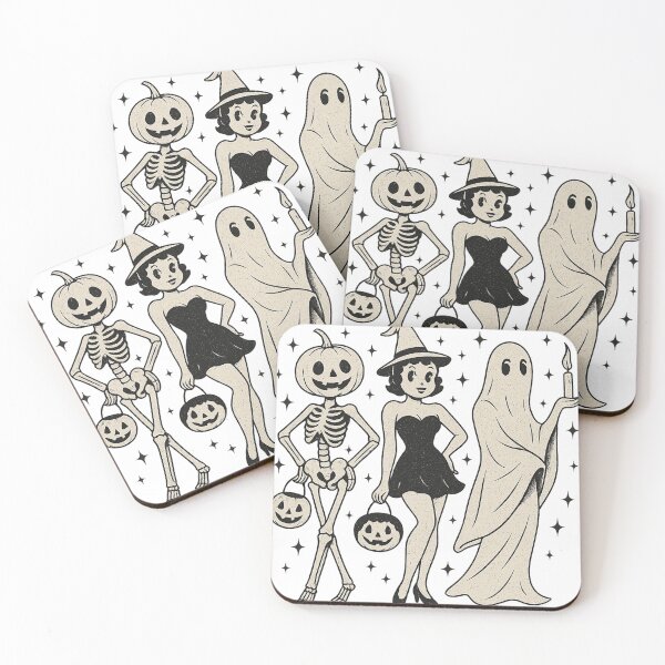 Item preview, Spooky squad girls｜witchy vibe png｜ghost pumpkin skeleton png｜creepy girl png｜skeleton girl png｜pumpkin girl png｜trick or treat png｜Witchy designed and sold by PixelBlooming.