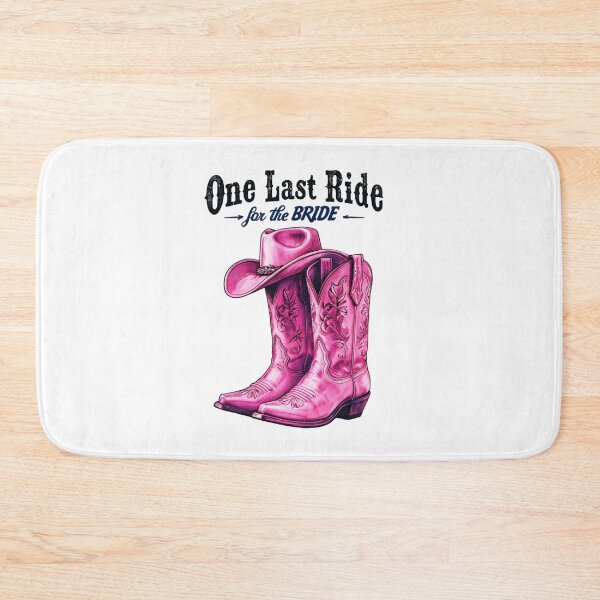 Item preview, One Last Ride for the Bride – Pink Cowgirl Boots Bachelorette Design designed and sold by WHDProduction45.