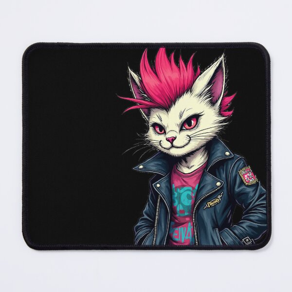 Item preview, Punk Cat with Mohawk - ACAB - All Cats Are Beautiful designed and sold by Ikaroots.