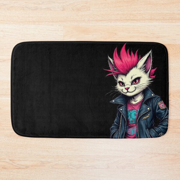 Item preview, Punk Cat with Mohawk - ACAB - All Cats Are Beautiful designed and sold by Ikaroots.
