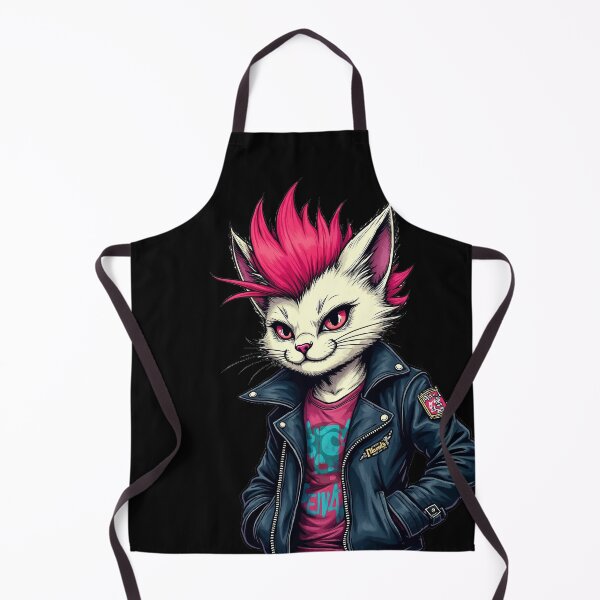 Item preview, Punk Cat with Mohawk - ACAB - All Cats Are Beautiful designed and sold by Ikaroots.